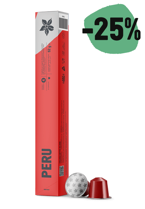 -25% Κάψουλες Αλουμινίου Espresso Peru (10 τεμ)