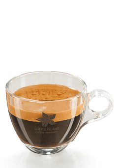 Γυάλινο Φλιτζάνι Καπουτσίνο με Πιατάκι