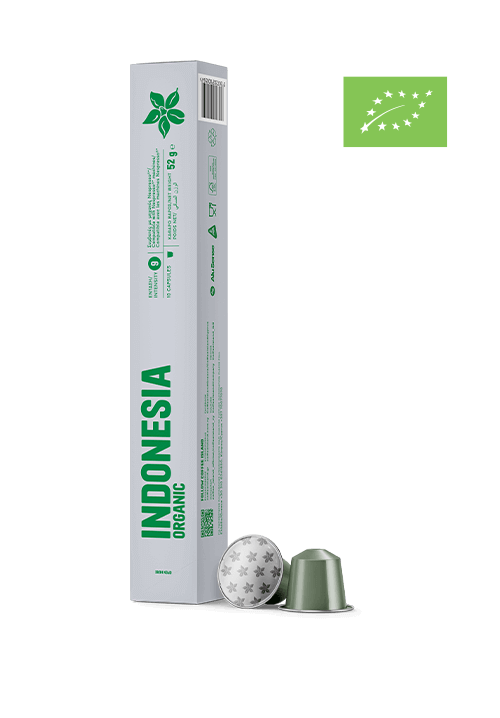 Κάψουλες Αλουμινίου Espresso Indonesia Organic 