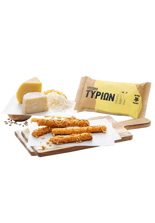 Κριτσίνια Τυριών με Ρεγκάτο & Ανθότυρο Ξηρό Κρήτης