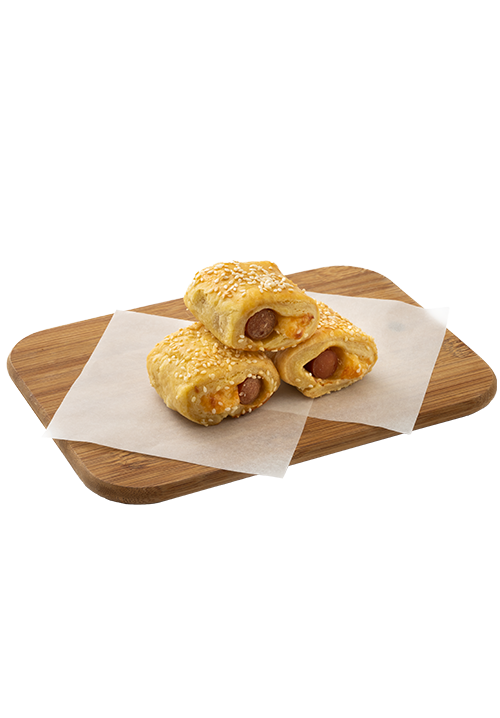 Λουκανικοπιτάκι με τυρί πεκορίνο