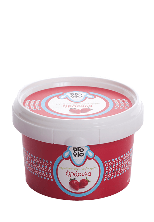 Παγωτό από πρόβειο γάλα Φράουλα 250ml