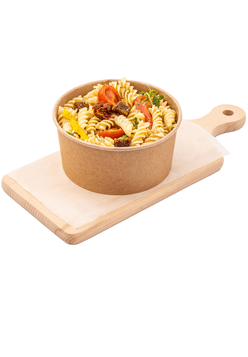 Σαλάτα ζυμαρικών με λαχανικά και αποξηραμένο σύκο