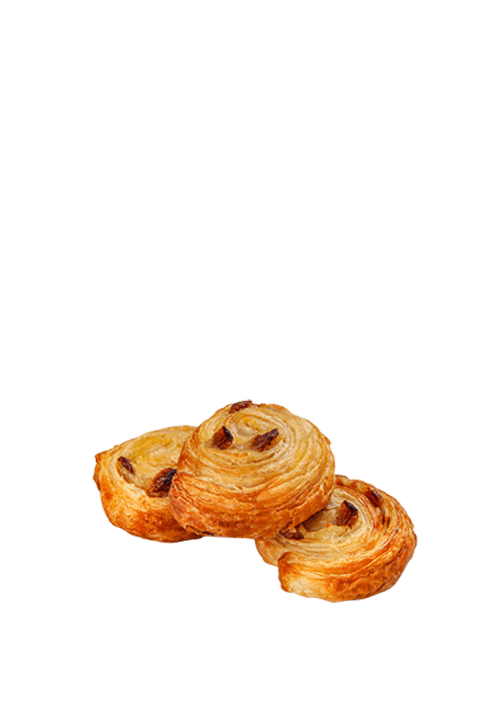 Στρογγυλό κρουασανάκι με σταφίδα